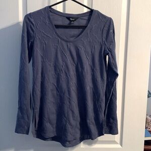 Simply Vera Wang Long Sleeve Blue Women’s Shirt XS